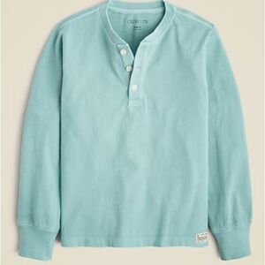 Crewcuts turquoise Henley top